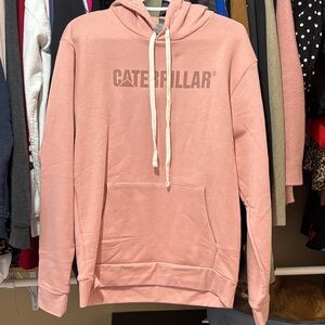 Caterpillar Blush Hoodie with Logo